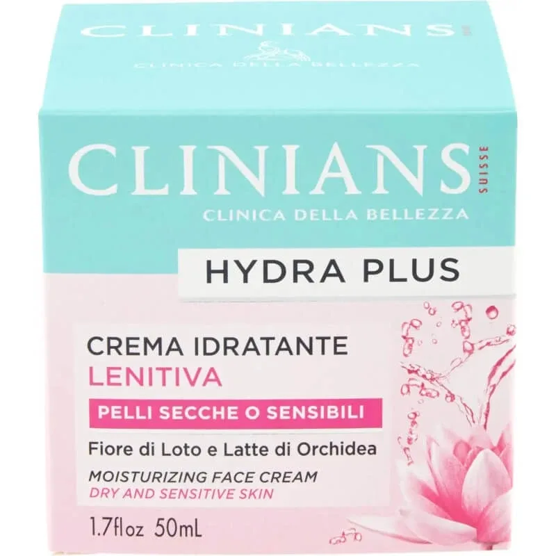 Clinians Hydra plus – cremă hidratantă și calmantă pentru tenul uscat și sensibil, 50 ml — preț și oferte