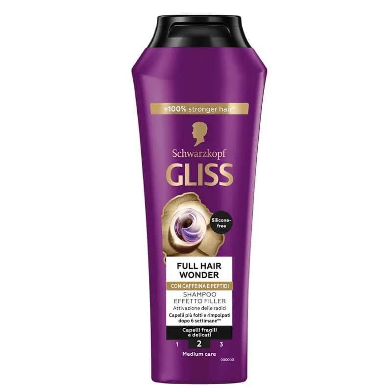 Testanera Gliss Full Hair Wonder – șampon cu efect de umplere 250 ml — preț și oferte