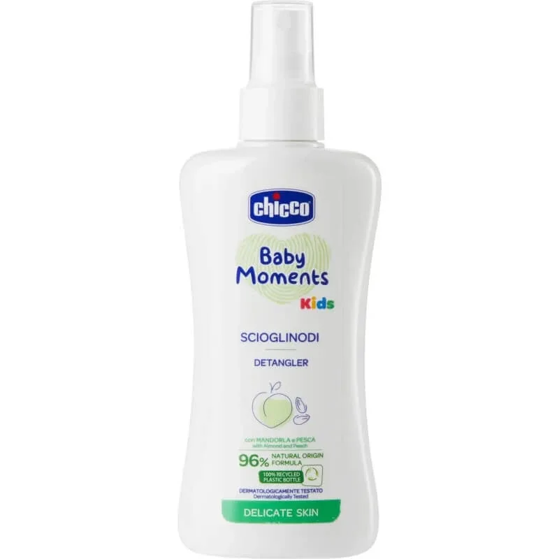 Chicco Baby Moments Kids – șampon pentru descâlcirea părului 200 ml — preț și oferte
