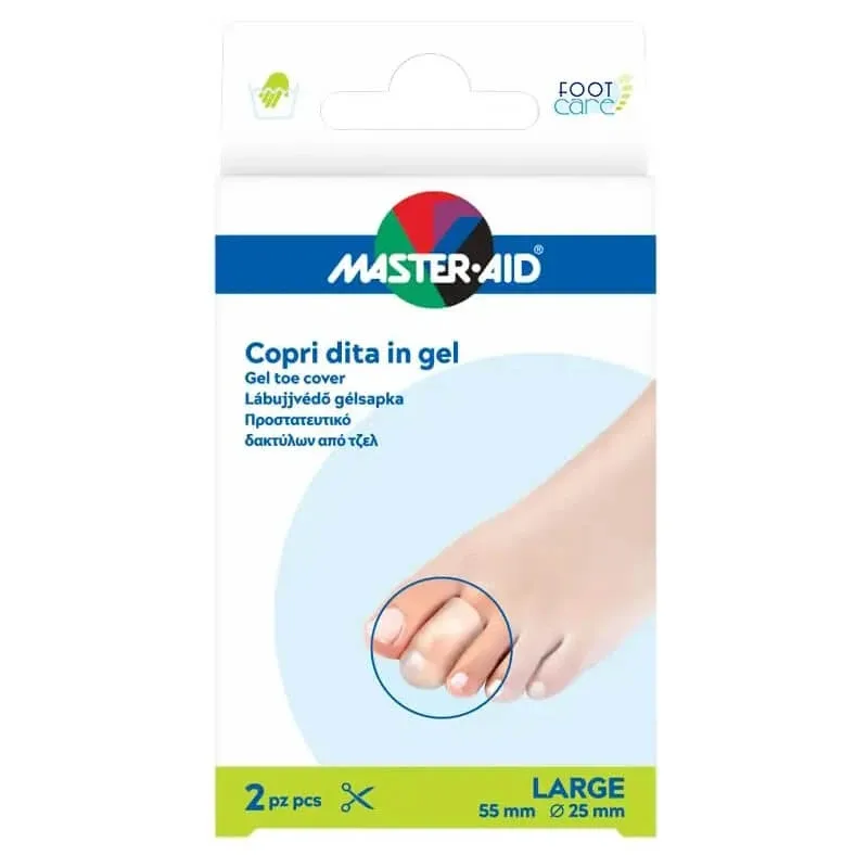 Master Aid Footcare – 2 protecții pentru degete din gel – mărimea L — preț și oferte