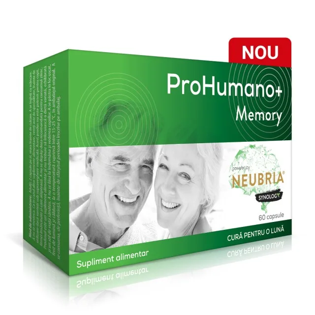 ProHumano+ Memory, Pharmalinea | 60 capsule PHARMALINEA LTD — preț și oferte