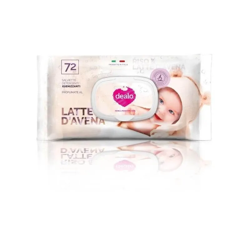 Dealo baby - 72 de șervețele cu ovăz, cu plachetă — preț și oferte
