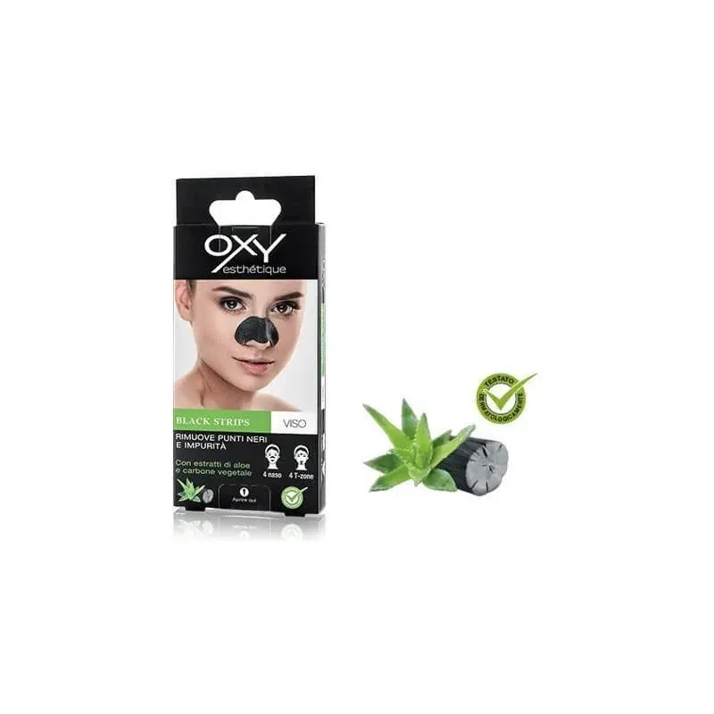 Oxy Black line black strips – 8 plasturi purificatori pentru nas și zona T — preț și oferte