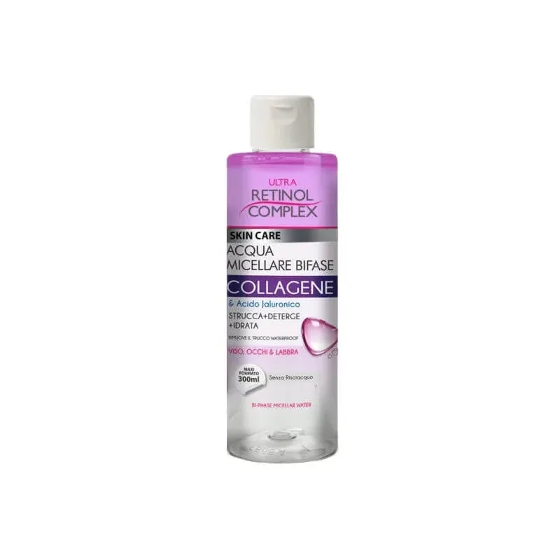 Complex de retinol – Apă micelară bifazică cu colagen, 300 ml — preț și oferte