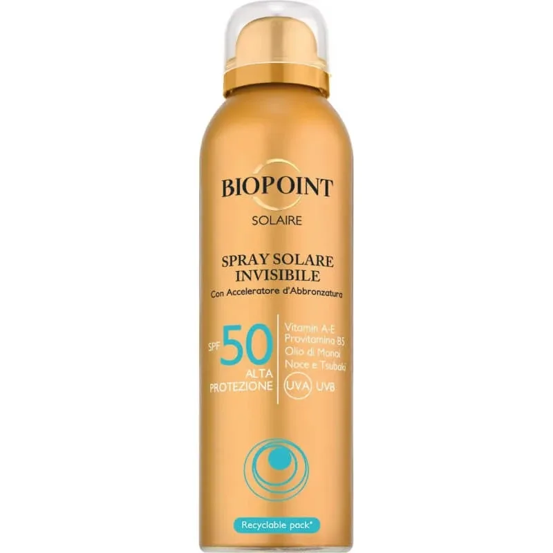 Biopoint Cremă de protecție solară SPF 50, spray invizibil, protecție ridicată, 150 ml — preț și oferte