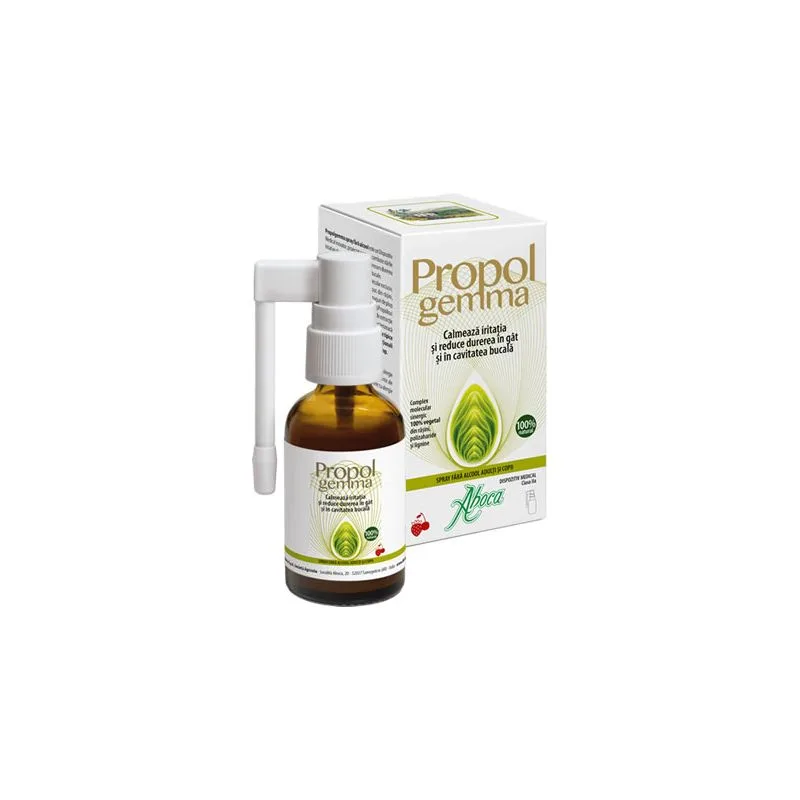 Propolgemma Spray fara alcool pentru copii si adulti | 30 ml ABOCA — preț și oferte