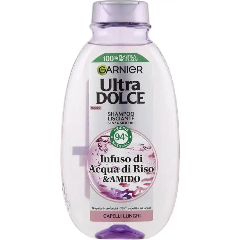 Garnier Ultra Delicate Apă de orez &amp; amidon - șampon pentru netezirea părului 250 ml — preț și oferte