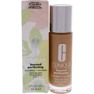 Clinique Beyond Perfecting 2 în 1 – fond de ten și corector – nr. 01 Linen