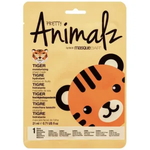 Mască Pretty Animalz cu model de tigru – mască din țesătură hidratantă