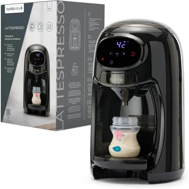 Nuvita Lattespresso – aparat instant pentru prepararea biberonului cu lapte praf, cu sistem închis — preț și oferte
