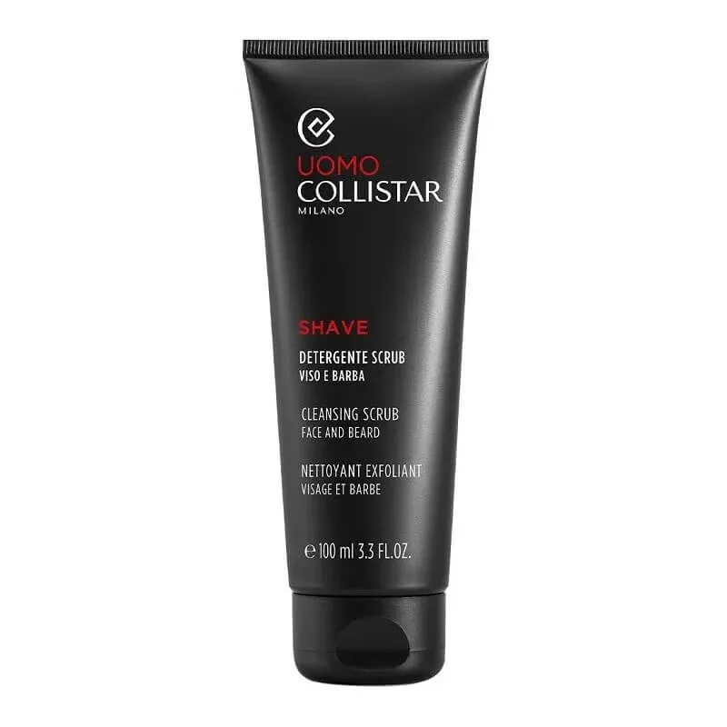 Collistar pentru bărbați – gel de curățare exfoliant pentru față și barbă, 100 ml — preț și oferte