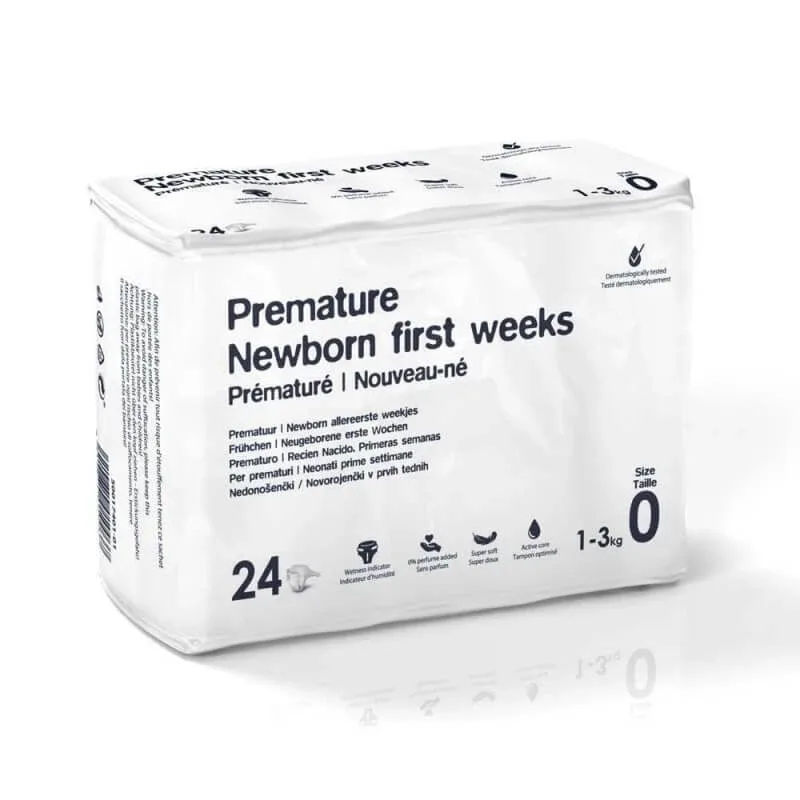 Bebe Cash Premium pentru prematuri – 24 de scutece pentru nou-născuți prematuri cu greutatea între 1 și 3 kg — preț și oferte