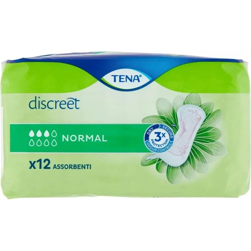 Tena Discreet – 12 tampoane de dimensiune normală pentru incontinență urinară — preț și oferte