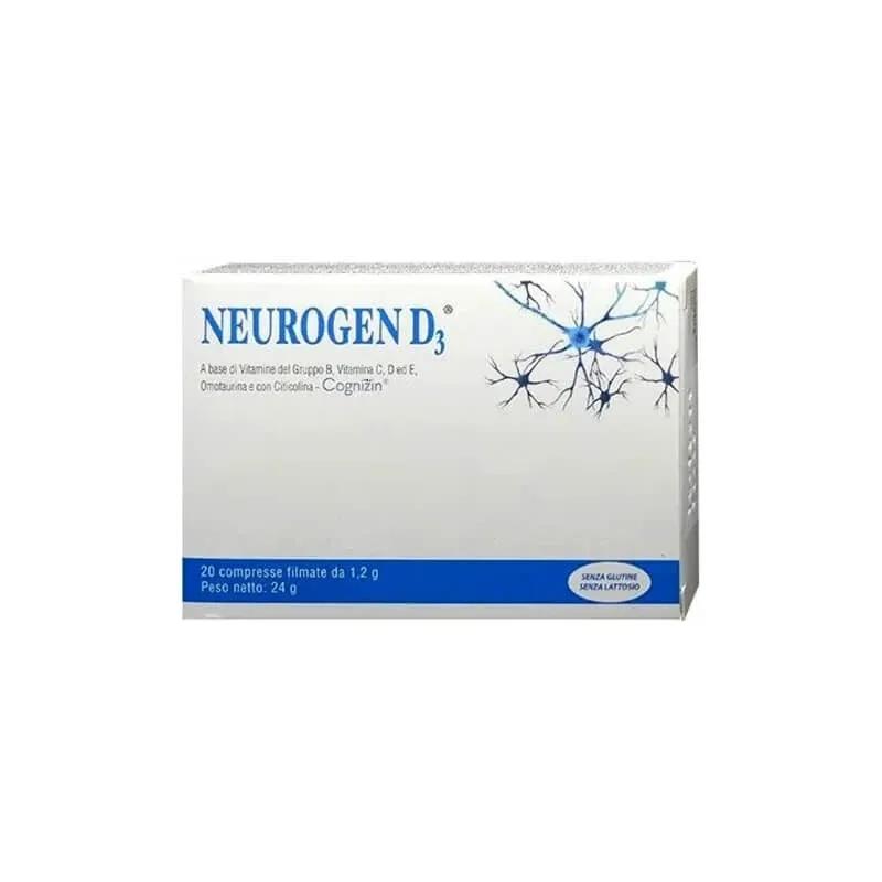 Neurogen d3 20 comprimate – supliment cu vitamine din complexul B — preț și oferte