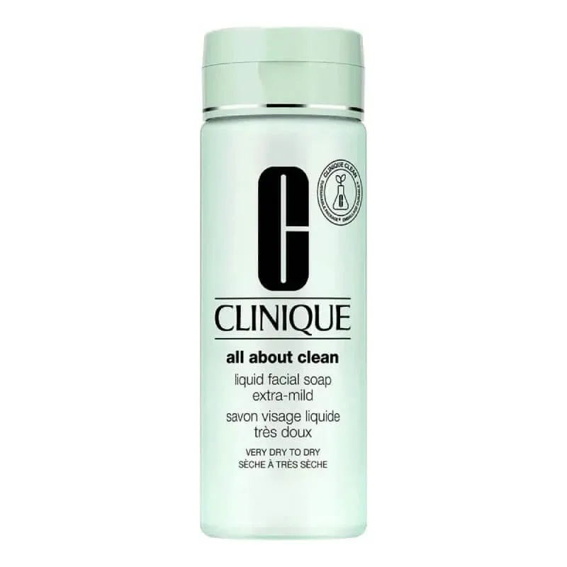 Clinique All About Clean, săpun lichid pentru față extra-delicat, 200 ml – săpun lichid pentru tenul uscat până la foarte uscat — preț și oferte