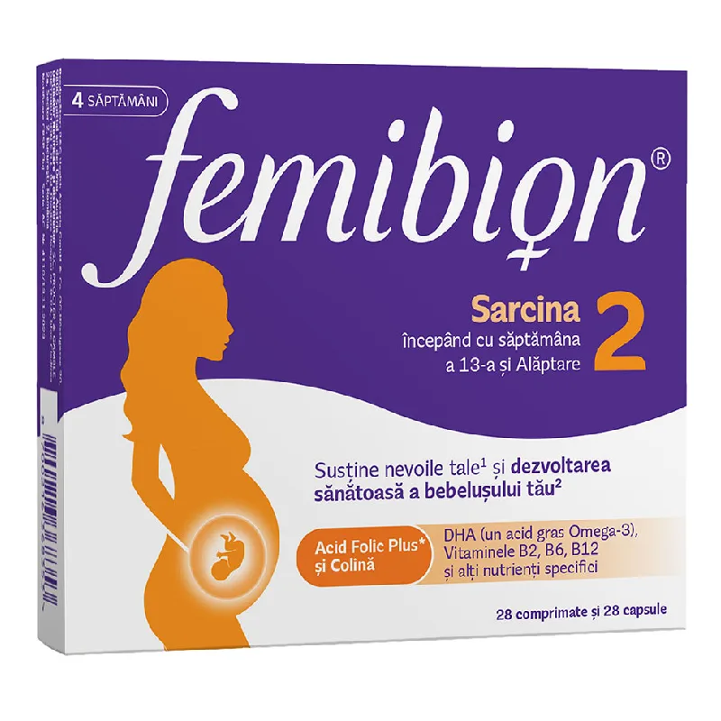 Femibion 2, 28 comprimate+28 capsule, Procter&Gamble — preț și oferte