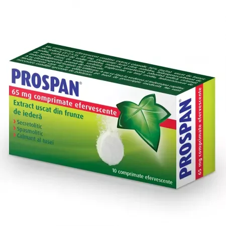 Prospan 65 mg, Vedra | 10 comprimate efervescente — preț și oferte