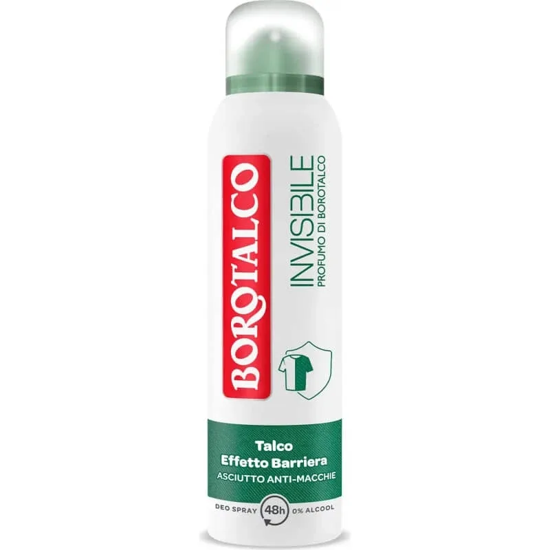 Talc invizibil cu parfum de talc – deodorant cu efect de 48 de ore, spray, 150 ml — preț și oferte