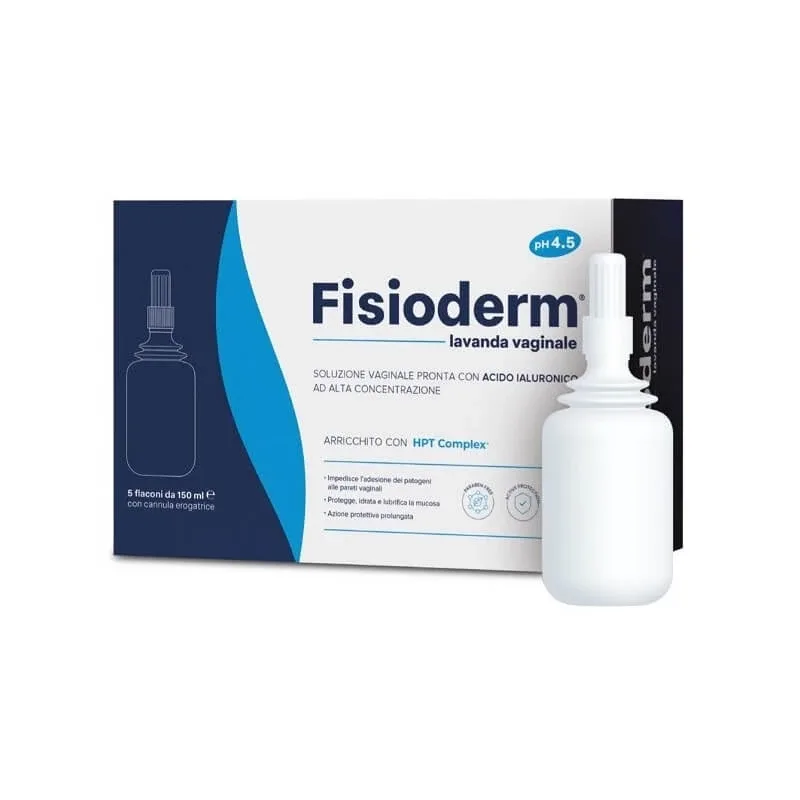 Amp Biotec Fisioderm soluție de spălare vaginală cu lavandă, 5 flacoane de 150 ml — preț și oferte