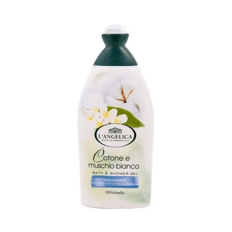 L'angelica Cotone și mosc alb – gel de duș cu efect catifelant, 500 ml L'Angelica — preț și oferte