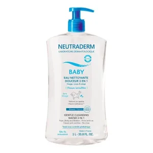 Neutraderm Baby, apă de spălat delicată 3 în 1, 1 l