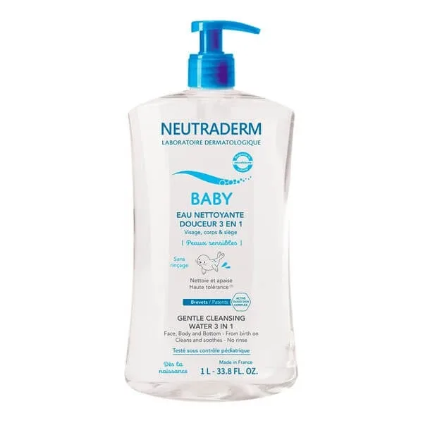 Neutraderm Baby, apă de spălat delicată 3 în 1, 1 l — preț și oferte