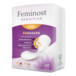 Feminost Sensitive, tampoane urologice, Mini, 20 buc.