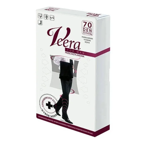 Veera For Man, șosete pentru bărbați, 70 DEN, negru, mărimea 3/L (43-45) — preț și oferte