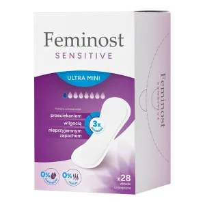 Feminost Sensitive, tampoane urologice, Ultra Mini, 28 buc.