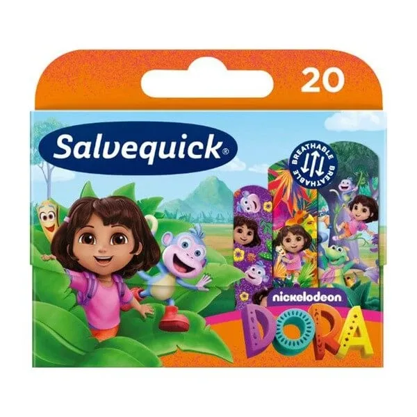 Salvequick Dora, plasturi pentru copii, 20 buc. — preț și oferte