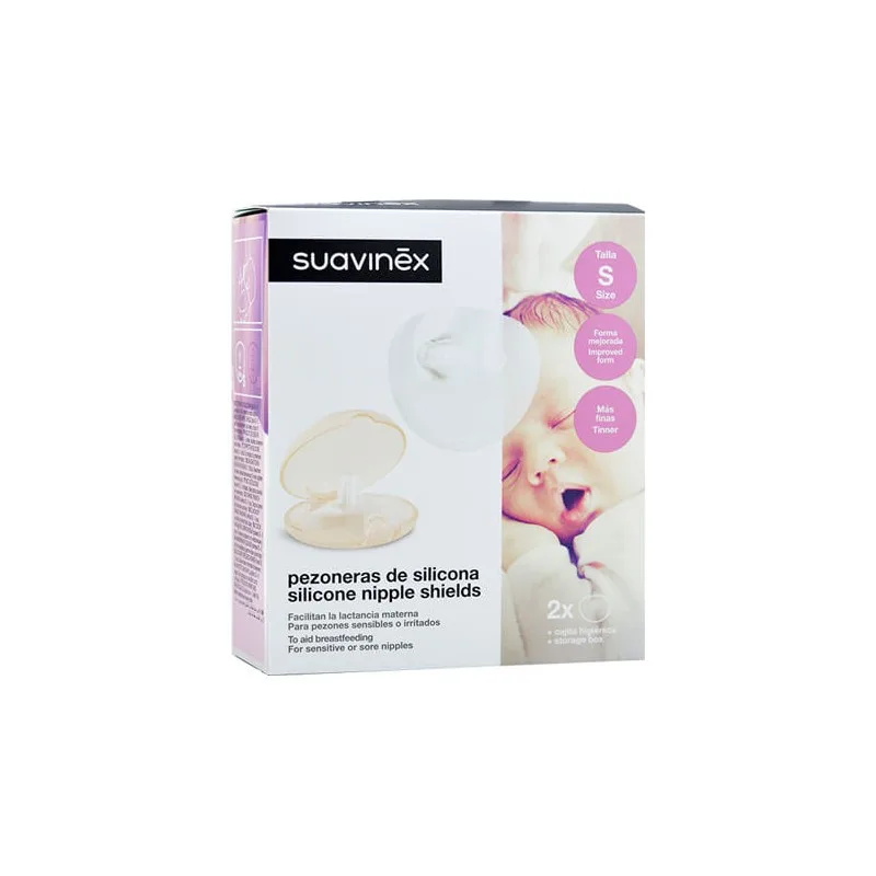 Protectoare silicon mamelon marimea M x 2 buc 3304105 Suavinex — preț și oferte