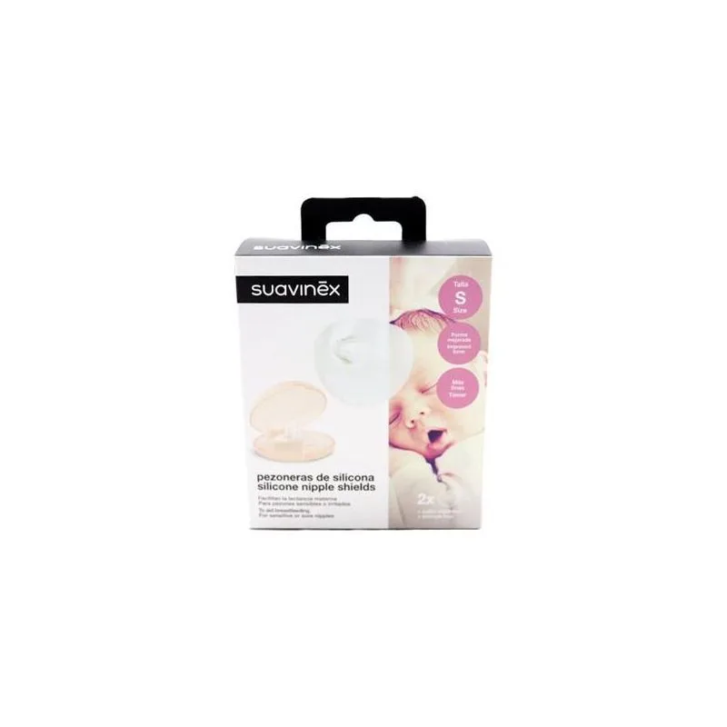 Protectoare silicon mamelon marimea S x 2 buc 3188421 Suavinex — preț și oferte