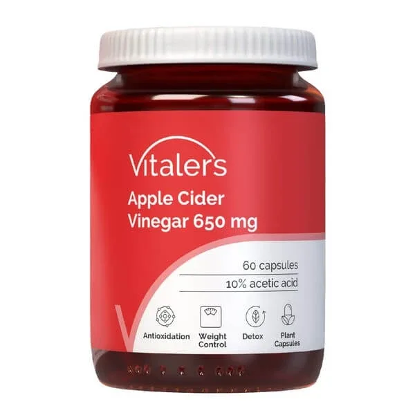 Vitalers Apple Cider 650 mg, capsule, 60 buc. — preț și oferte