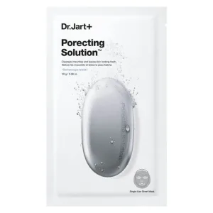 Dr.jart+ Dermask Porecting Solution – mască efervescentă cu cărbune purificator, hidratantă pentru pori dilatați, 25 g