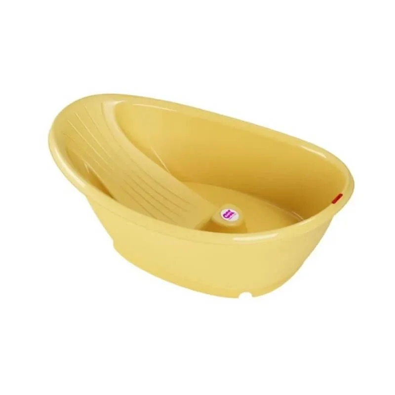 Okbaby Bella - cadă de baie 0-12 luni - galbenă — preț și oferte