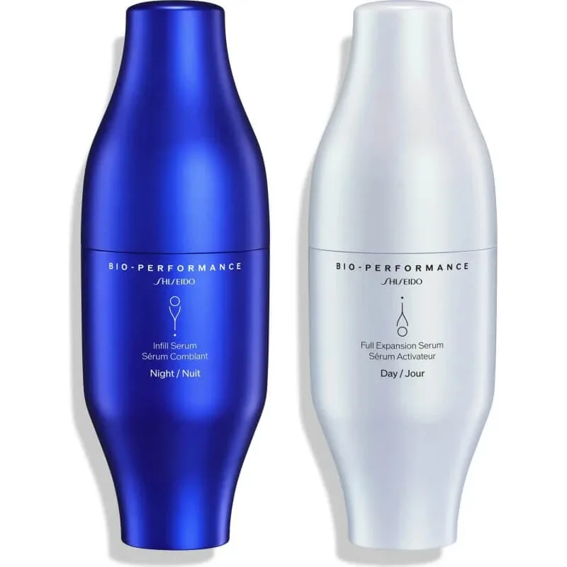 Shiseido Bio-performance skin filler serums – seruri anti-îmbătrânire în 2 etape, 30 ml + 30 ml — preț și oferte