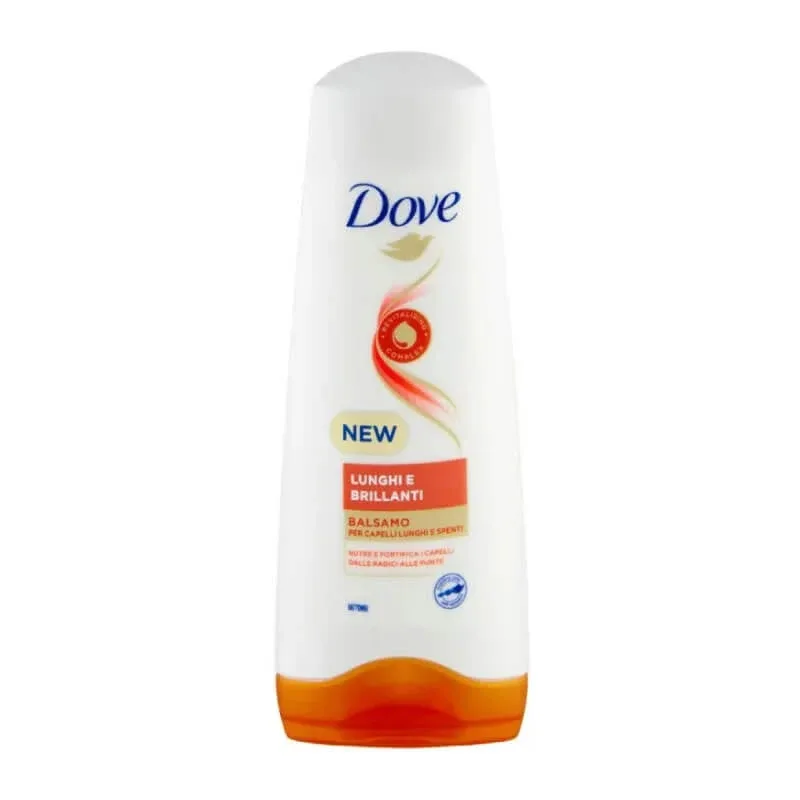Dove Lunghi e brillanti – balsam pentru părul lung și lipsit de strălucire, 180 ml — preț și oferte