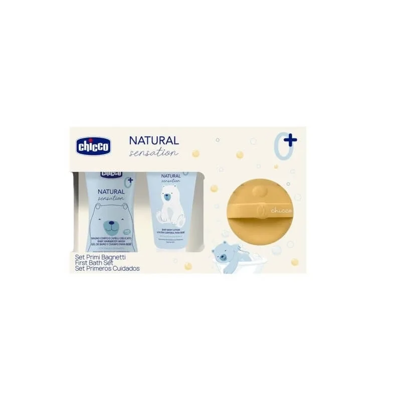 Chicco Natural Sensation – set pentru primele băițe — preț și oferte