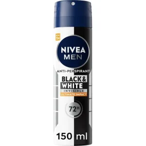 Nivea Men Black &amp; White Invisible – deodorant antiperspirant sub formă de spray, 150 ml