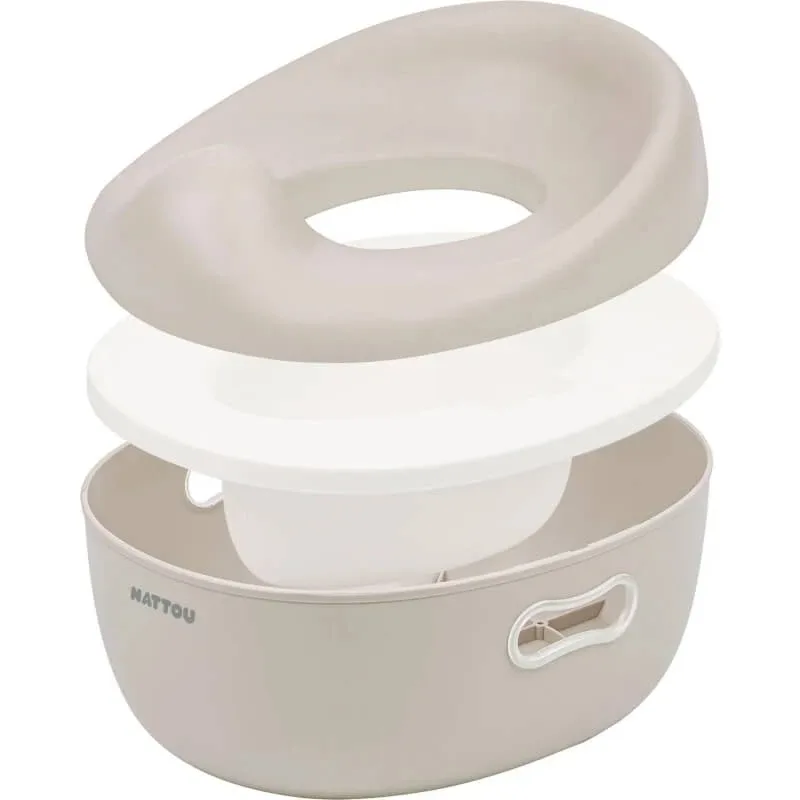 Nattou Potty Care – oliță evolutivă 3 în 1 – bej — preț și oferte