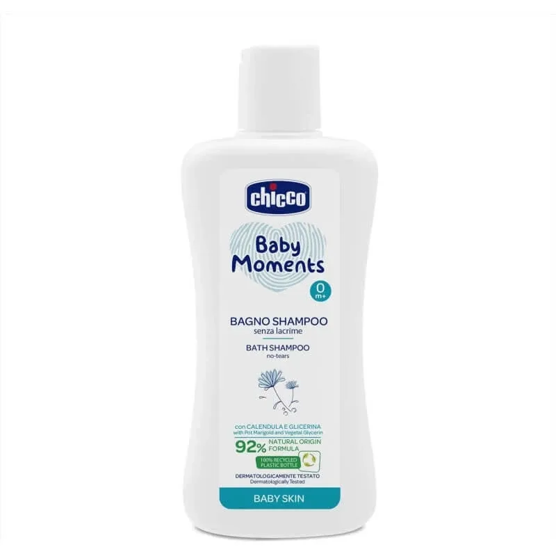 Chicco Baby Moments - șampon pentru baie care nu provoacă lacrimi, 200 ml — preț și oferte