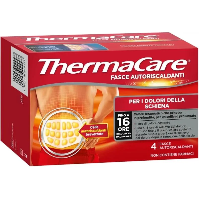 Thermacare 4 benzi autoîncălzitoare pentru durerile de spate — preț și oferte