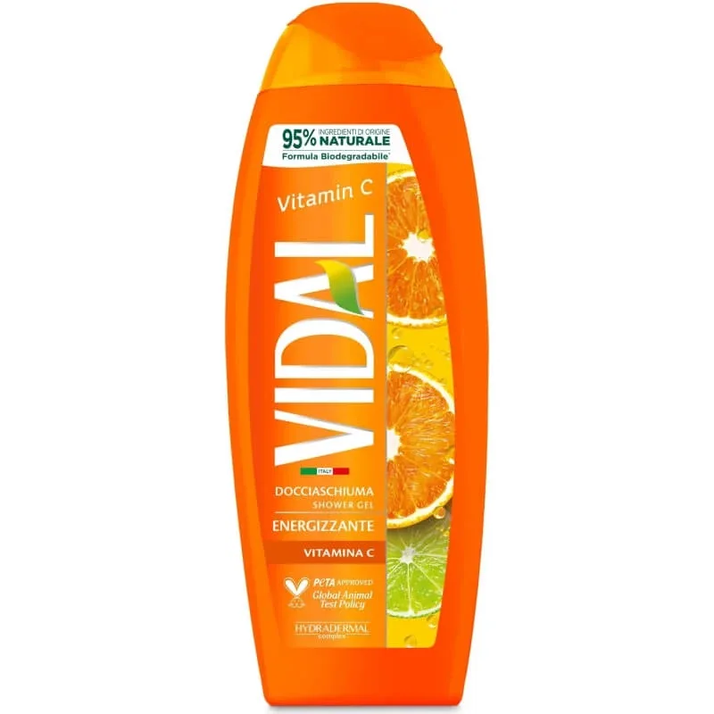 Vidal Vitamin C - gel de duș energizant 250 ml — preț și oferte
