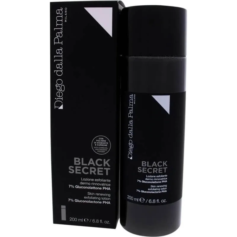 Diego dalla Palma Black Secret – loțiune exfoliantă cu efect de regenerare a pielii, 200 ml — preț și oferte