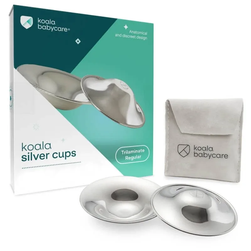 Koala babycare Koala silver cups – cupule antibacteriene și cicatrizante din argint pentru protecția mameloanelor — preț și oferte