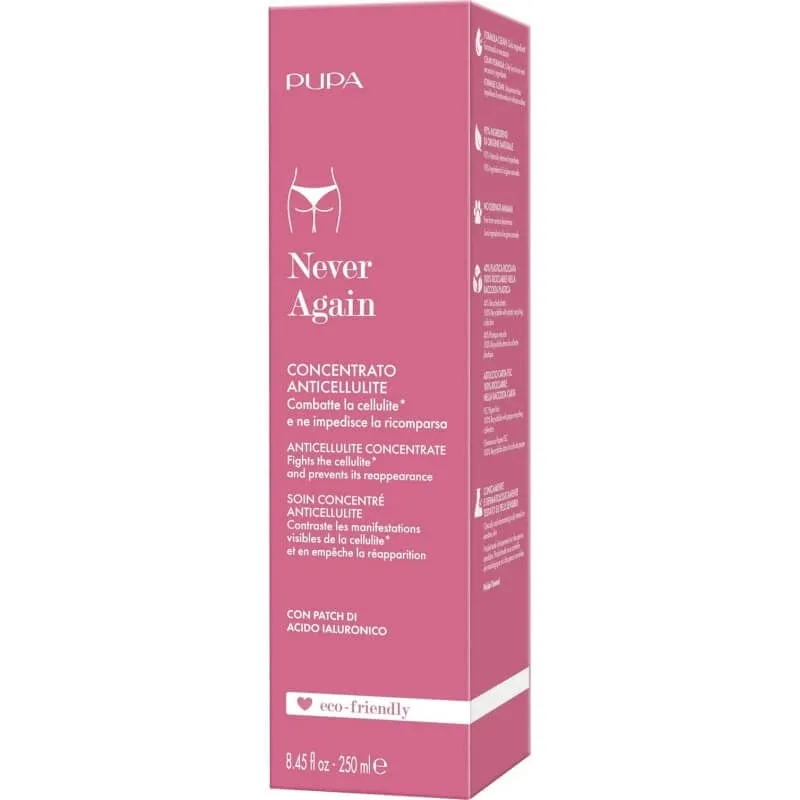 Pupa never again - tratament anticelulitic 250 ml — preț și oferte