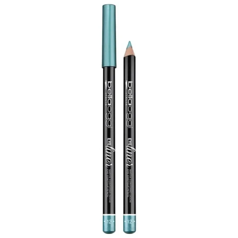 Bellaoggi Eye liner – creion pentru conturul ochilor nr. 12 turcoaz — preț și oferte