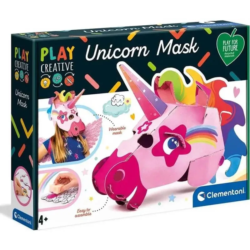 Clementoni Play creative unicorn mask – joc creativ — preț și oferte