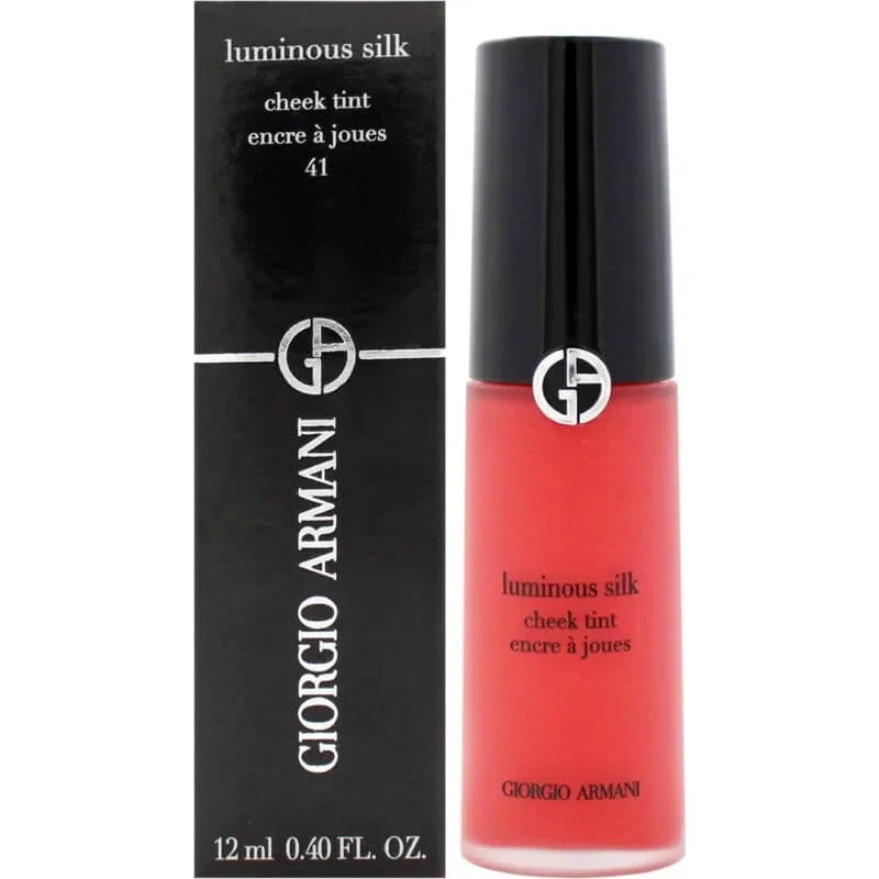 Giorgio Armani Luminous Silk Cheek Tint – fard de obraz lichid – nr. 41 Flaming Red — preț și oferte