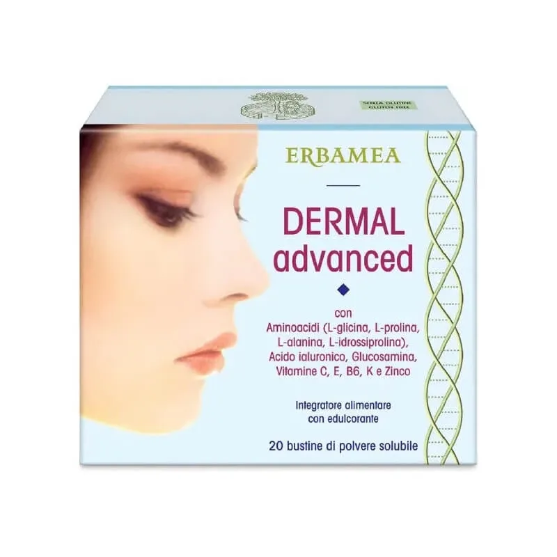 Erbamea Dermal Advanced 20 plicuri – supliment alimentar pentru piele — preț și oferte
